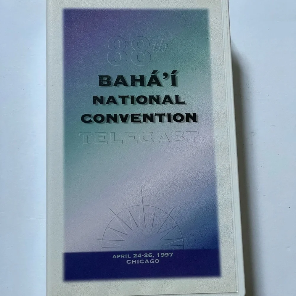 Lots of 3 Historic bahai national convention vhs- For Love of His Beauty….